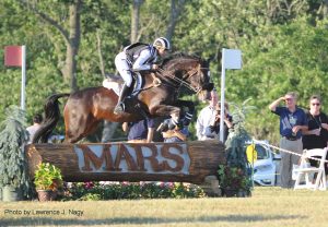 Sinead Halpin and Topgun, second in the Derby Cross.