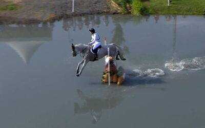 Eventing cross-country kept the favored Brits in front; U.S. fifth