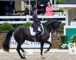 It’s another win for an up-and-coming mare at dressage championships