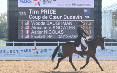 World number one eventer Tim Price close to the top at Fair Hill