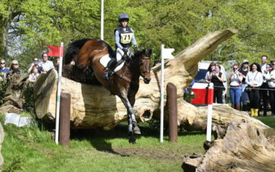 A soggy cross-country doesn’t deter dressage leader at Badminton