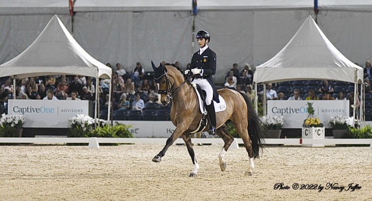 click to enlarge Dressage horses only occasionally have competed over at Wellington International, but it will be their new home after the showgrounds is expanded. (Photo © 2022 by Nancy Jaffer)