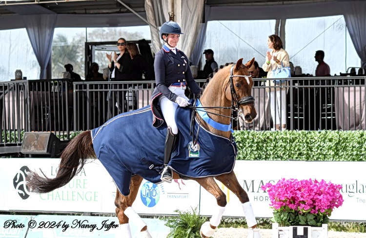 Dressage winners Marek and Howington often cross paths