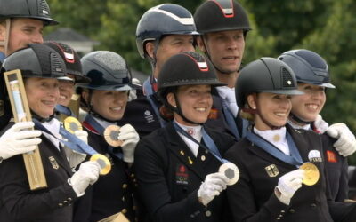 Germans get dressage gold again, but not the highest individual score